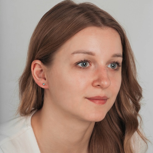 Пусеты Fiore Luna Cubic zirconia Aquamarine, SWE0128 A S фото 2